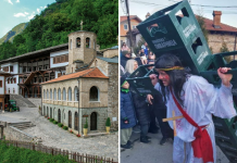 Длабоко сме повредени од богохулноста и непристојното исмевање на Господ – Бигорскиот манастир бара извинување за маската со Исус и крст од гајби