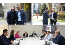 (ФОТО) Насмевки и позитивна енергија: Михаиловски со сите поранешни претседатели на СДММ и претседателот на партијата Ковачевски – потпишаа манифест