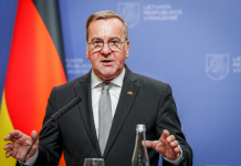 Писториус: Украина е само почеток за Путин, Русија се вооружува за повеќе од „само војна со Украина“