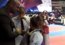 (ВИДЕО) 8-годишна теквондистка од Косово шамарана од тренерот откако загуби на европско првенство