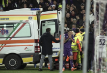 Нема убави вести од Фиренца: Фиорентина се огласи итно и ја откри состојбата на Бове – навивачите се собраа околу болницата