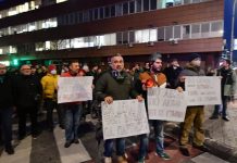 Протест против загадувањето на воздухот во Скопје