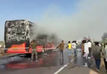 Се запали автобус во Индија, загинаа најмалку 19 лица