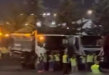 Се подготвува машинеријата за чистење на Скопје кое ќе започне во 20:30 часот