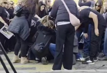 (ВИДЕО) Тажни сцени на „Маршот на Ангелите“, по тажниот говор девојка се онесвести