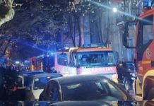 Голем пожар вечерва кај трговскиот центар – познат и како поранешна „Променада“