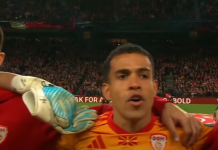 (ВИДЕО) Секој ќе се наежи: Колумбиецот Херера најгласно ја пееше македонската химна