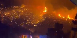 Драматично во Омиш: Пожарот стигна до куќи, евакуирани жители и туристи